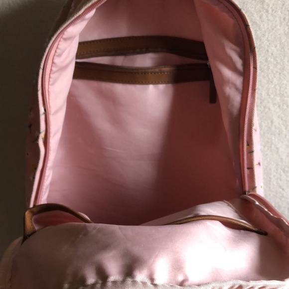 Madden Girl pink floral backpack school bag - Picture 6 of 7